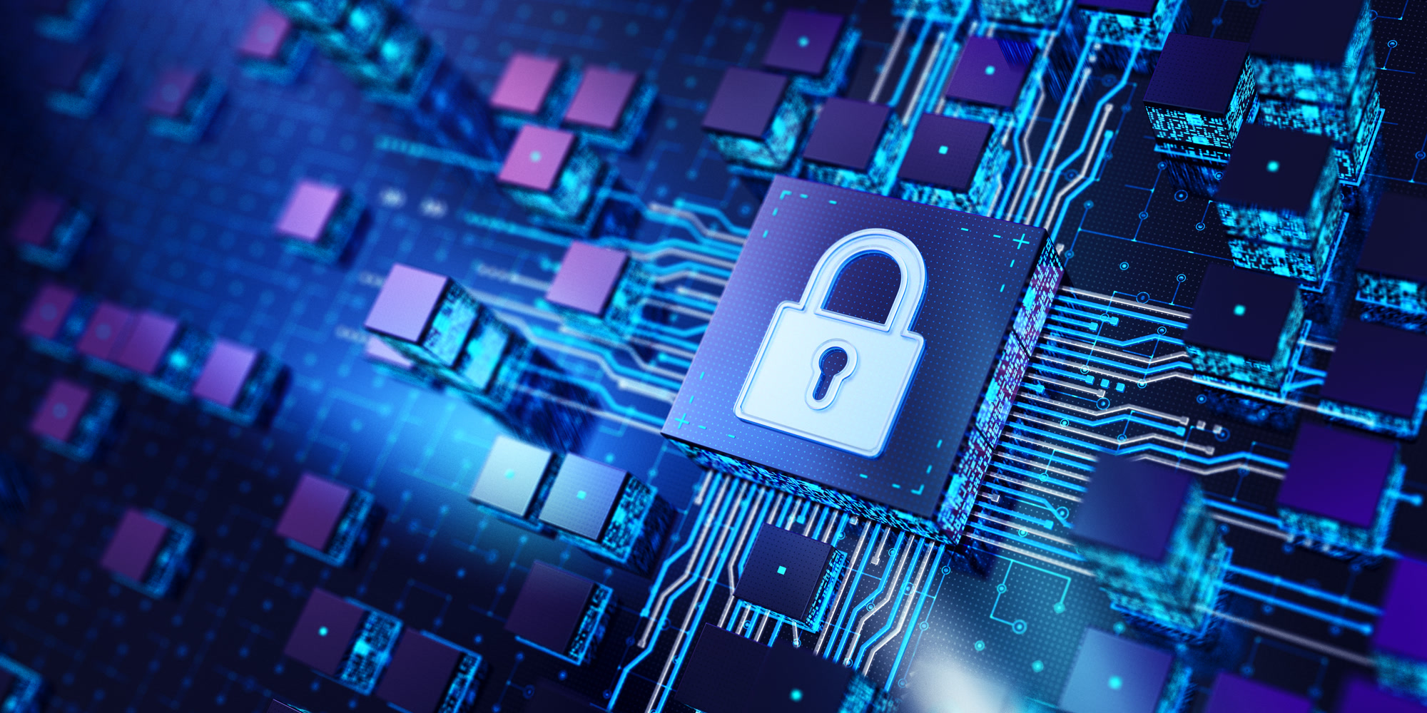 Big data. Information concept. 3D render